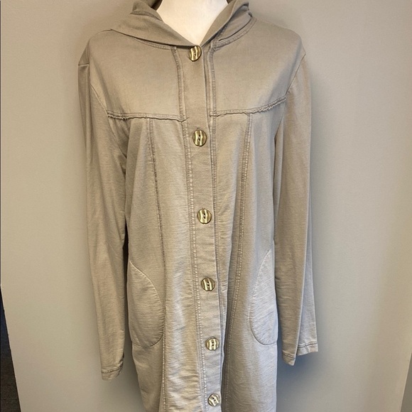 Ours Gray Midi Dress with Classic Silhouette (sz XL) - Picture 3 of 7